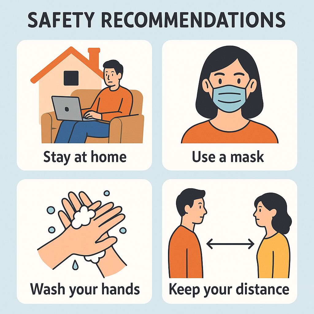 Ілюстрація безпекових рекомендацій